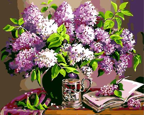 Lavender Paint By Numbers Kits UK PL0334