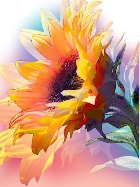 Sunflower Diy Paint By Numbers Kits UK PL0348