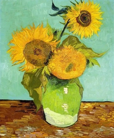 Sunflower Diy Paint By Numbers Kits UK PL0352