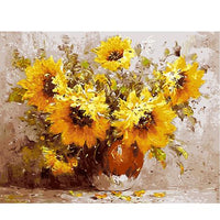 Sunflower Diy Paint By Numbers Kits UK PL0361