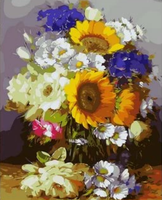 Sunflower Diy Paint By Numbers Kits UK PL0380