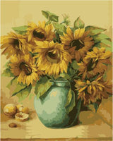 Sunflower Diy Paint By Numbers Kits UK PL0386