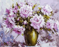 Flower Diy Paint By Numbers Kits UK PL0420