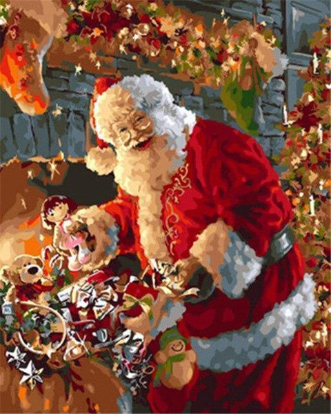 Christmas Series Diy Paint By Numbers Kits UK CH0043