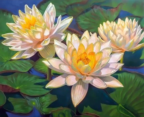 Lotus Diy Paint By Numbers Kits UK PL0492