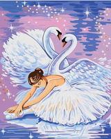 Swan Diy Paint By Numbers Kits UK PO0371