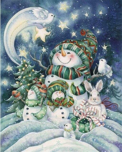 Christmas Series Diy Paint By Numbers Kits UK CH0057