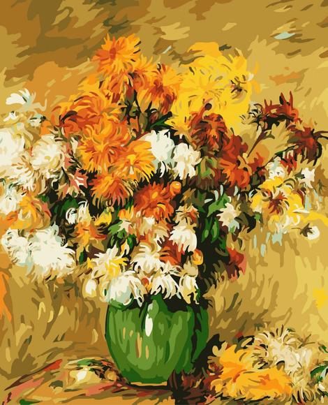 Flower Diy Paint By Numbers Kits UK PL0594