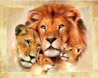 Lion Diy Paint By Numbers Kits UK AN0447