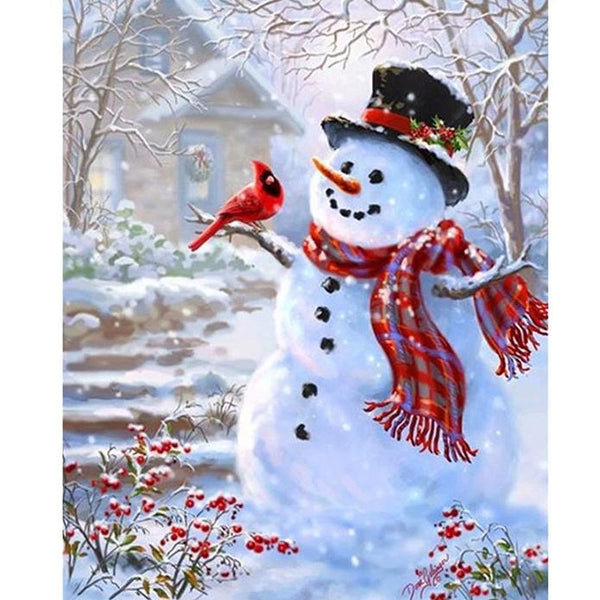Christmas Series Diy Paint By Numbers Kits UK CH0061
