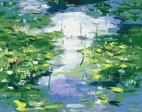 Claude Monet's Diy Paint By Numbers Kits UK LS397