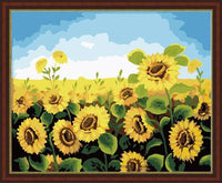 Sunflower Diy Paint By Numbers Kits UK PL0072