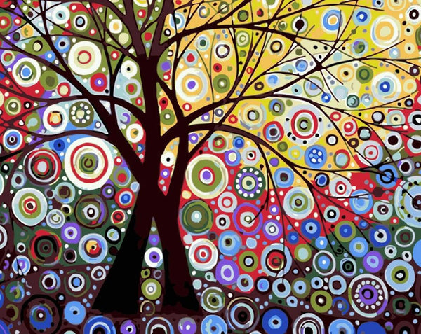 Tree Diy Paint By Numbers Kits UK PL0078