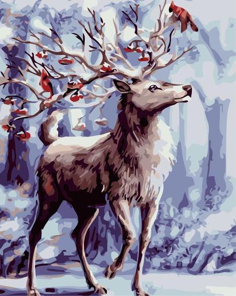 Deer Diy Paint By Numbers Kits UK AN0098