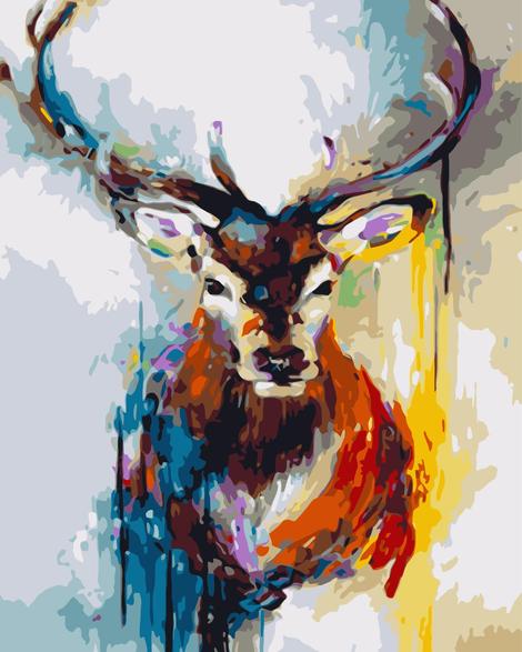 Deer Diy Paint By Numbers Kits UK AN0099