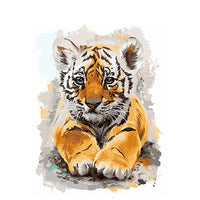Tiger Diy Paint By Numbers Kits UK AN0009