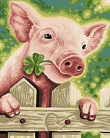 Pig Diy Paint By Numbers Kits UK FA0012
