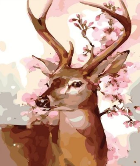 Animal Deer Diy Paint By Numbers Kits UK AN0649