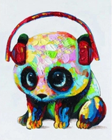 Panda Diy Paint By Numbers Kits UK AN0767