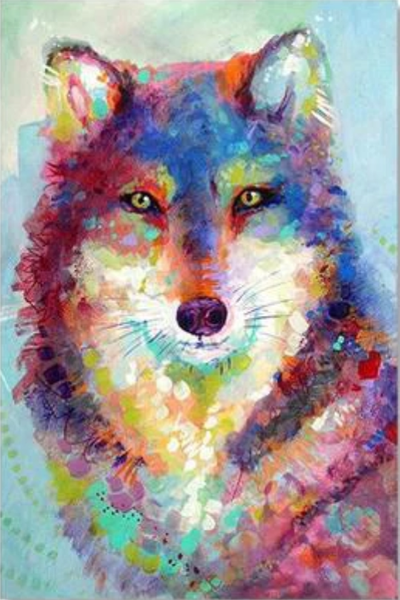 Wolf Diy Paint By Numbers Kits UK AN0550
