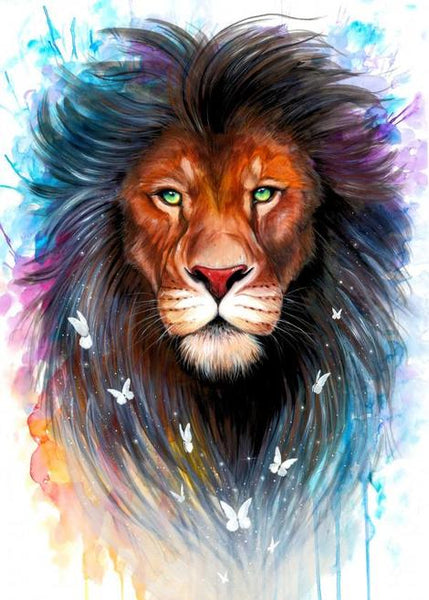 Lion Diy Paint By Numbers Kits UK AN0427