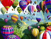 Hot Air Balloon Diy Paint By Numbers Kits UK PP0032