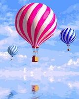 Pattern Hot Air Balloon Paint By Numbers Kits UK PP0066