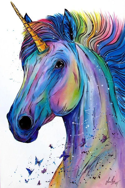Unicorn Paint By Numbers Kits Diy FK185
