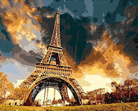 Eiffel Tower Diy Paint By Numbers Kits LS293