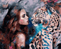 Leopard Diy Paint By Numbers Kits UK PO0311