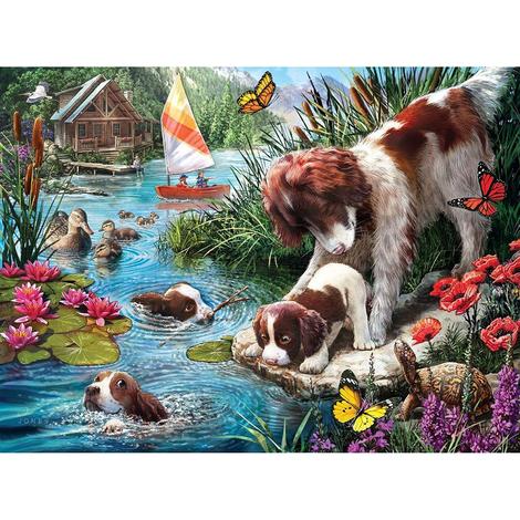 Dog Diy Paint By Numbers Kits UK PE0372