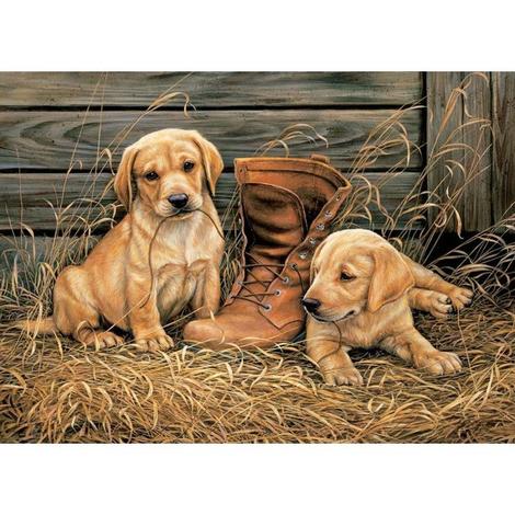 Pet Dog Diy Paint By Numbers Kits UK PE0396