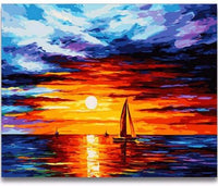 Landscape Boat Paint By Numbers Kits UK PP0059