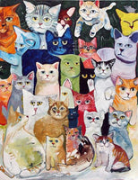 Cats Diy Paint By Numbers Kits UK PE0140
