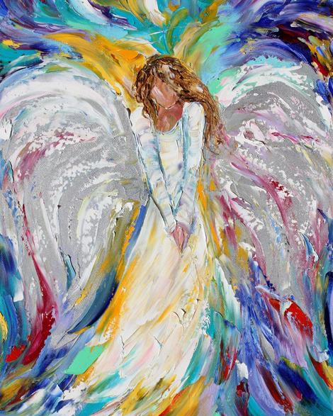 Angel Diy Paint By Numbers Kits For Adults UK PO0100