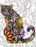 Animal Cat Diy Paint By Numbers Kits UK PE0248