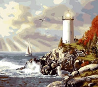 Lighthouse Diy Paint By Numbers Kits UK BU0042