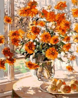 Chrysanthemum Diy Paint By Numbers Kits FD245