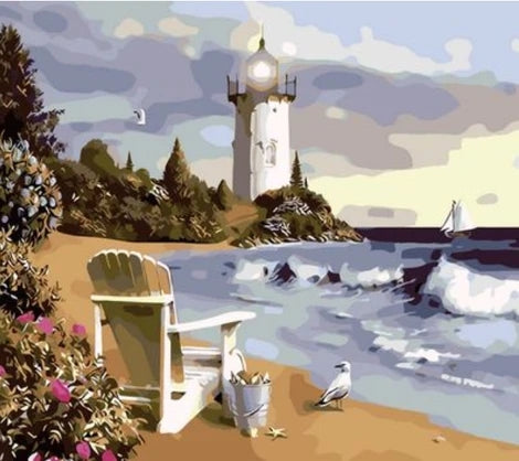 Lighthouse Diy Paint By Numbers Kits UK BU0030