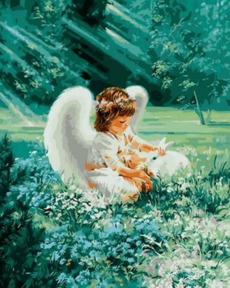 Angel Paint by Numbers Kits UK PO0189