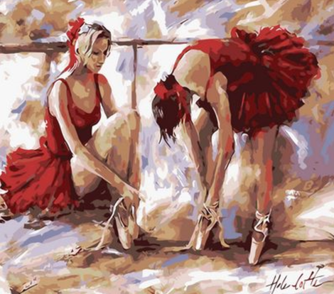 Dancer Diy Paint By Numbers Kits UK PO0406