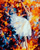 Dancer Diy Paint By Numbers Kits UK PO0395