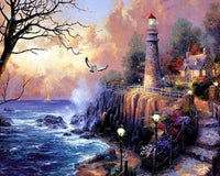 Lighthouse Diy Paint By Numbers Kits UK BU0044