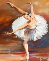 Dancer Diy Paint By Numbers Kits UK PO0425