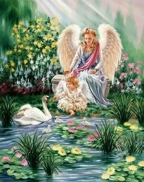 Angel Diy Paint By Numbers Kits For Adults UK PO0202