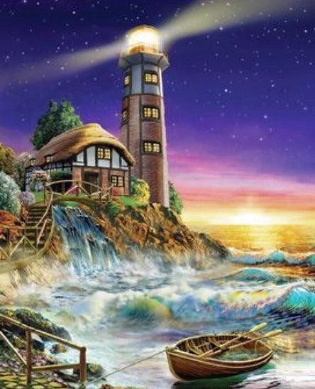 Lighthouse Diy Paint By Numbers Kits UK BU0032