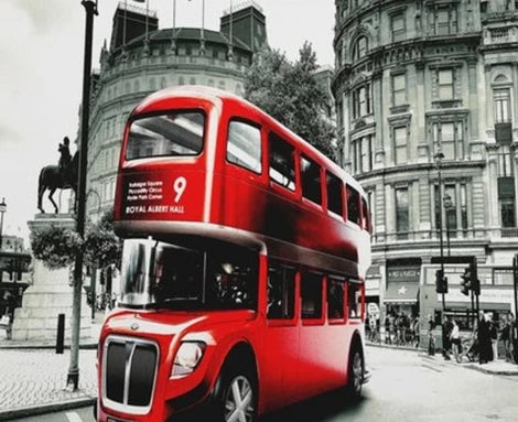 Bus Diy Paint By Numbers Kits UK VE0060