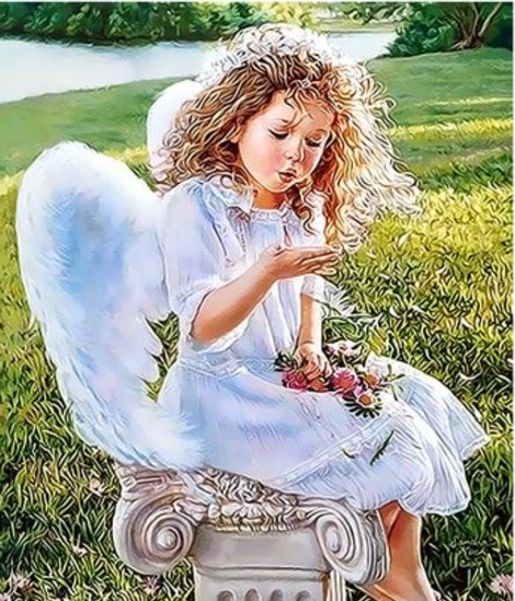 Angel Diy Paint By Numbers Kits For Adults UK PO0169