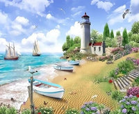 Lighthouse Diy Paint By Numbers Kits UK BU0029