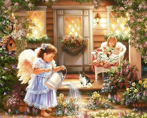 Angel Diy Paint By Numbers Kits UK PO0194